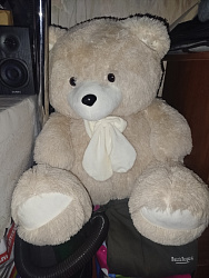 Большой плюшевый медведь 