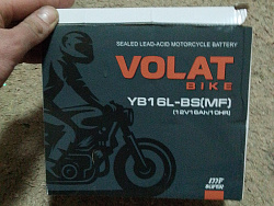 Новый АКБ для мото